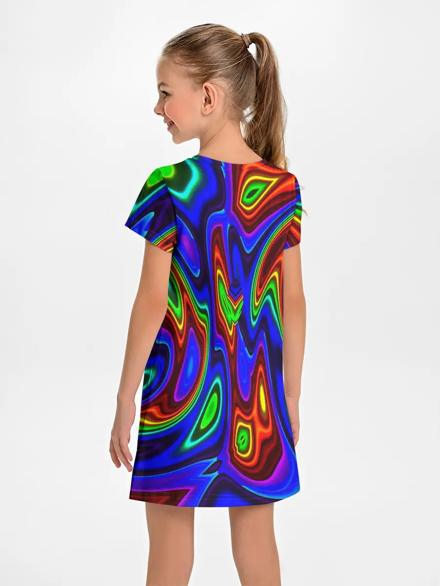 Детское платье / НЕОНОВЫЕ КРАСКИ