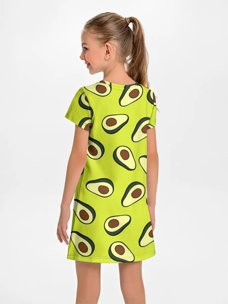 Детское платье / Авокадо