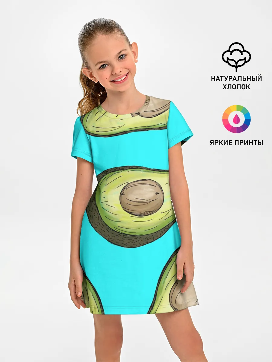 Детское платье / Авокадо
