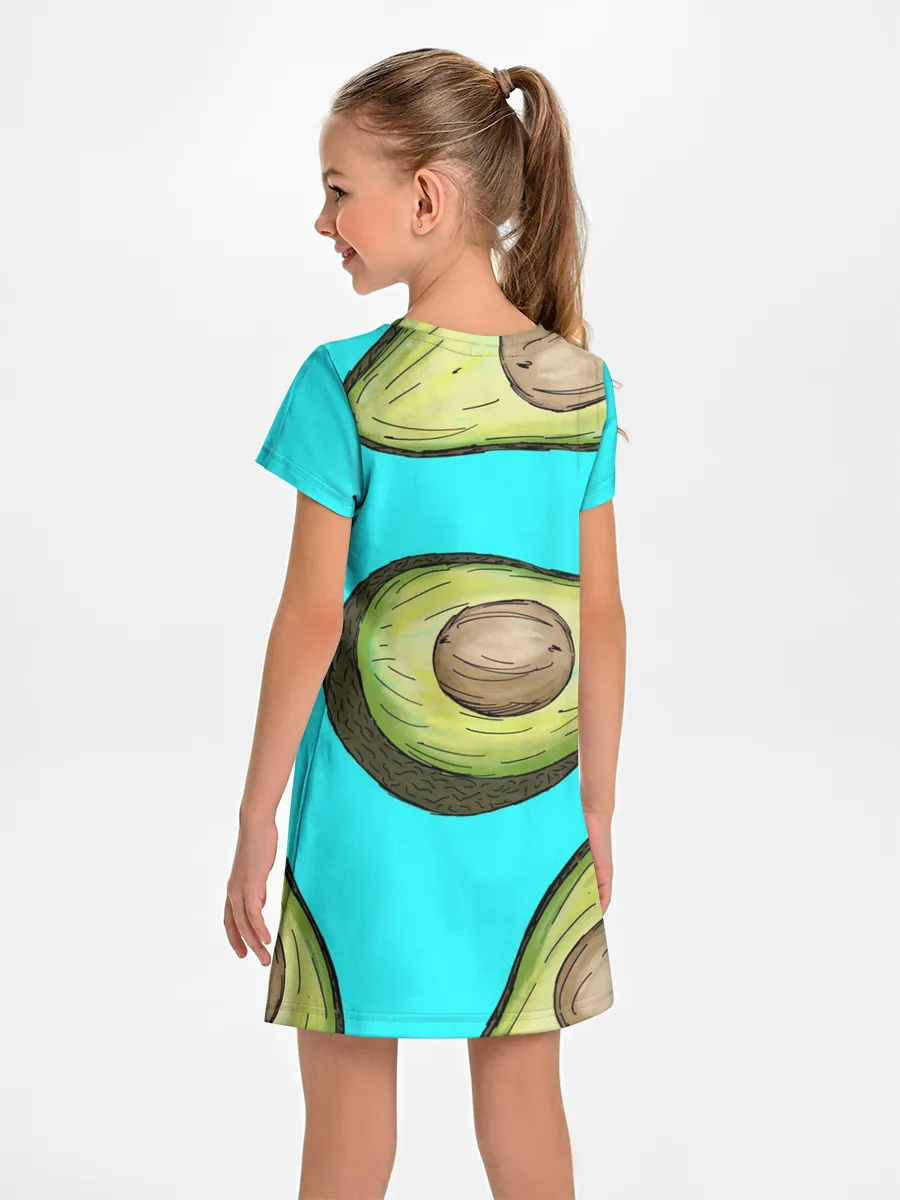 Детское платье / Авокадо