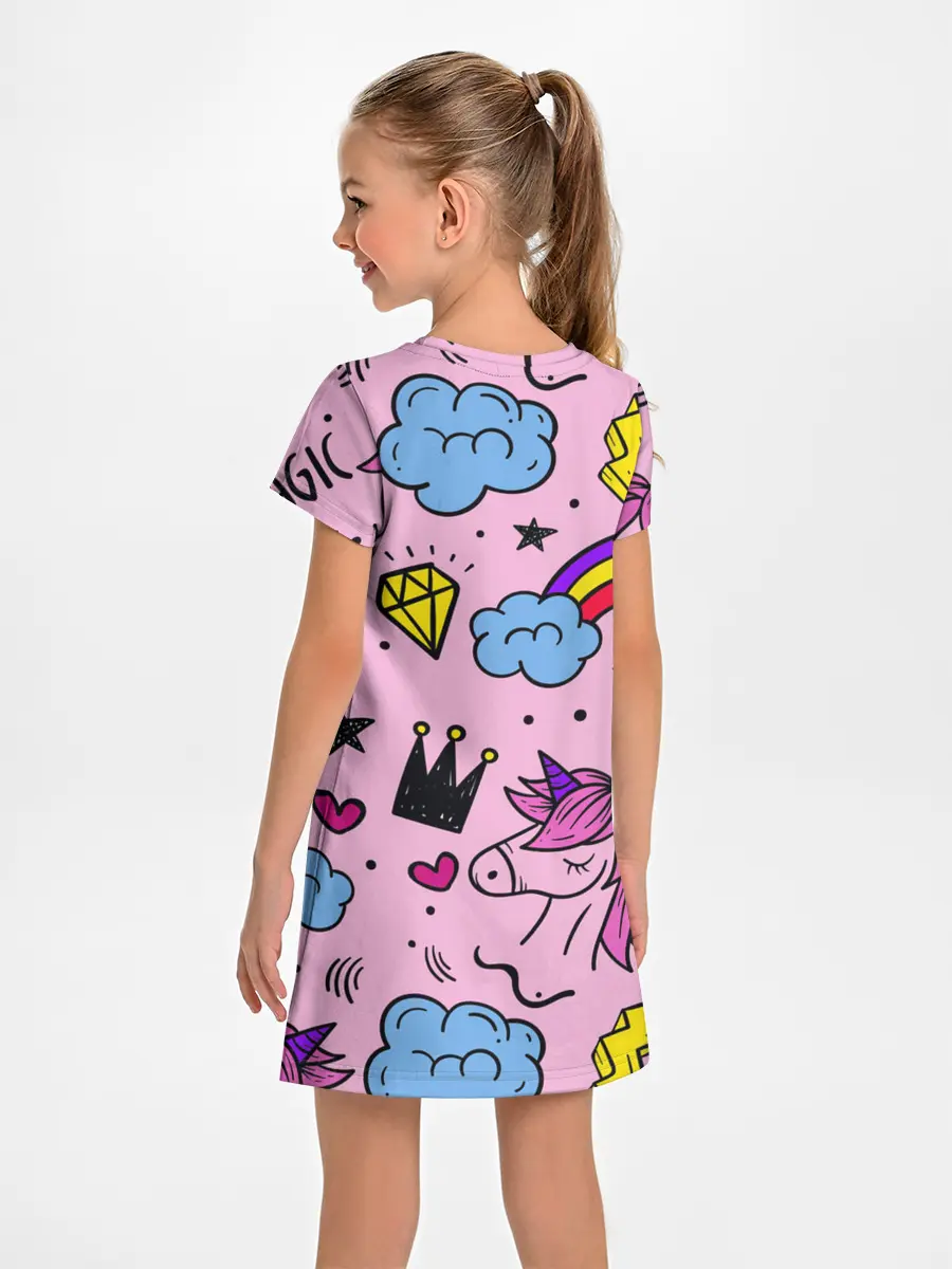 Детское платье / Единороги