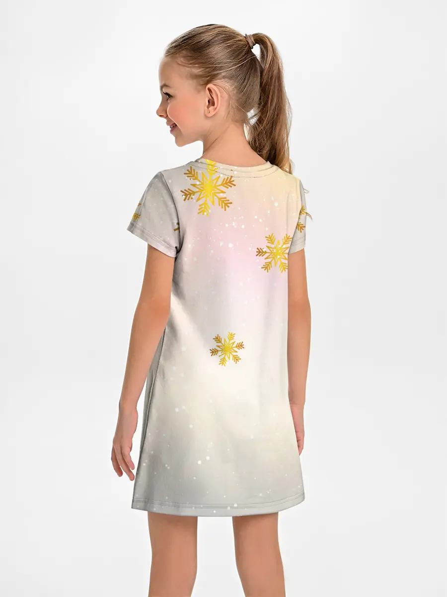 Детское платье / Новогодний кот