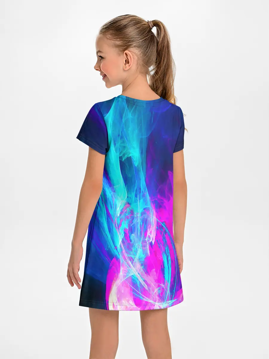 Детское платье / НЕОНОВЫЕ КРАСКИ