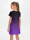 Детское платье / Ночной градиент | Фиолетовый