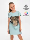 Детское платье / Беспородная Собака дворняга / A Dog