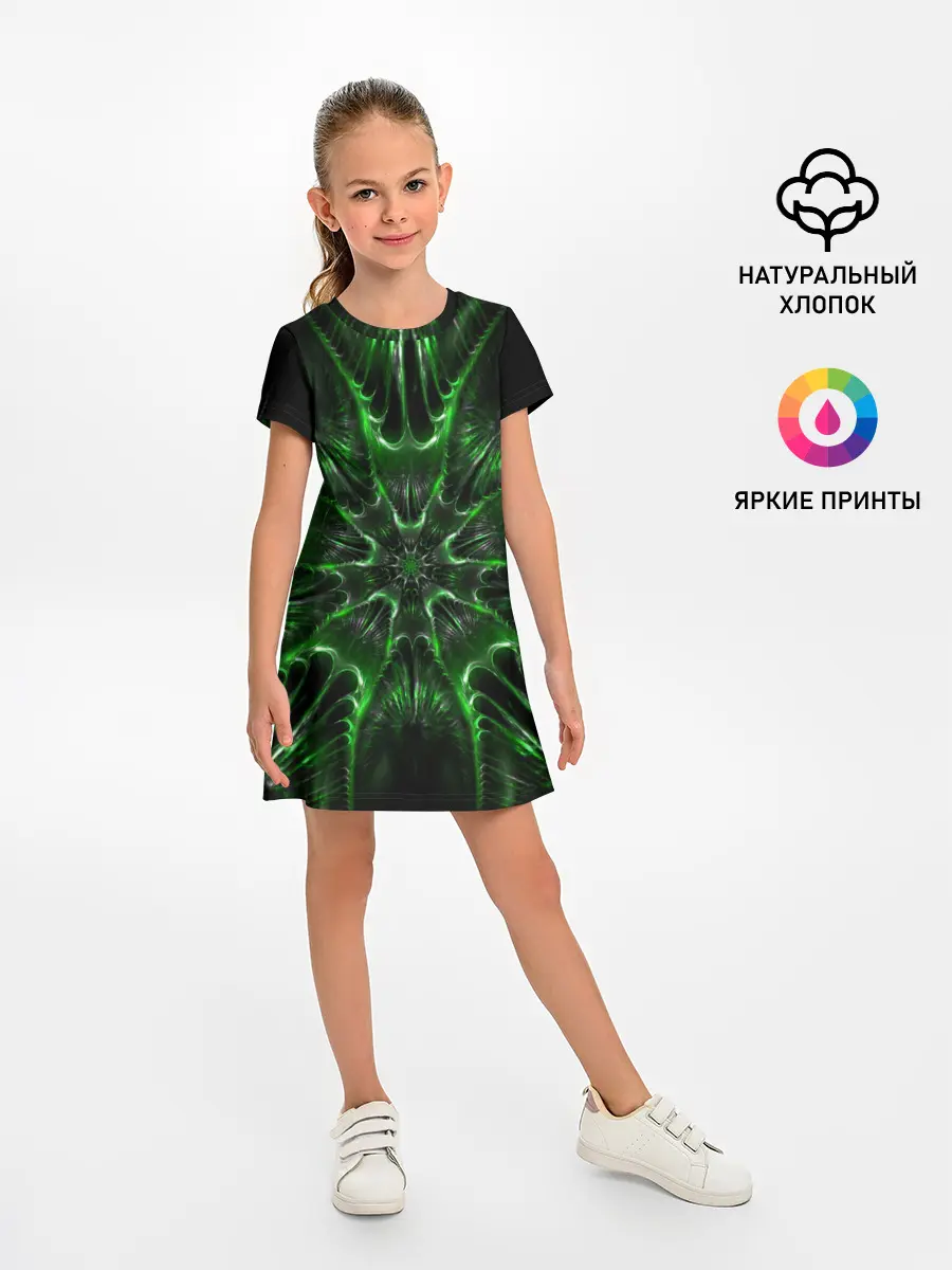 Детское платье / Зелёное Очарование
