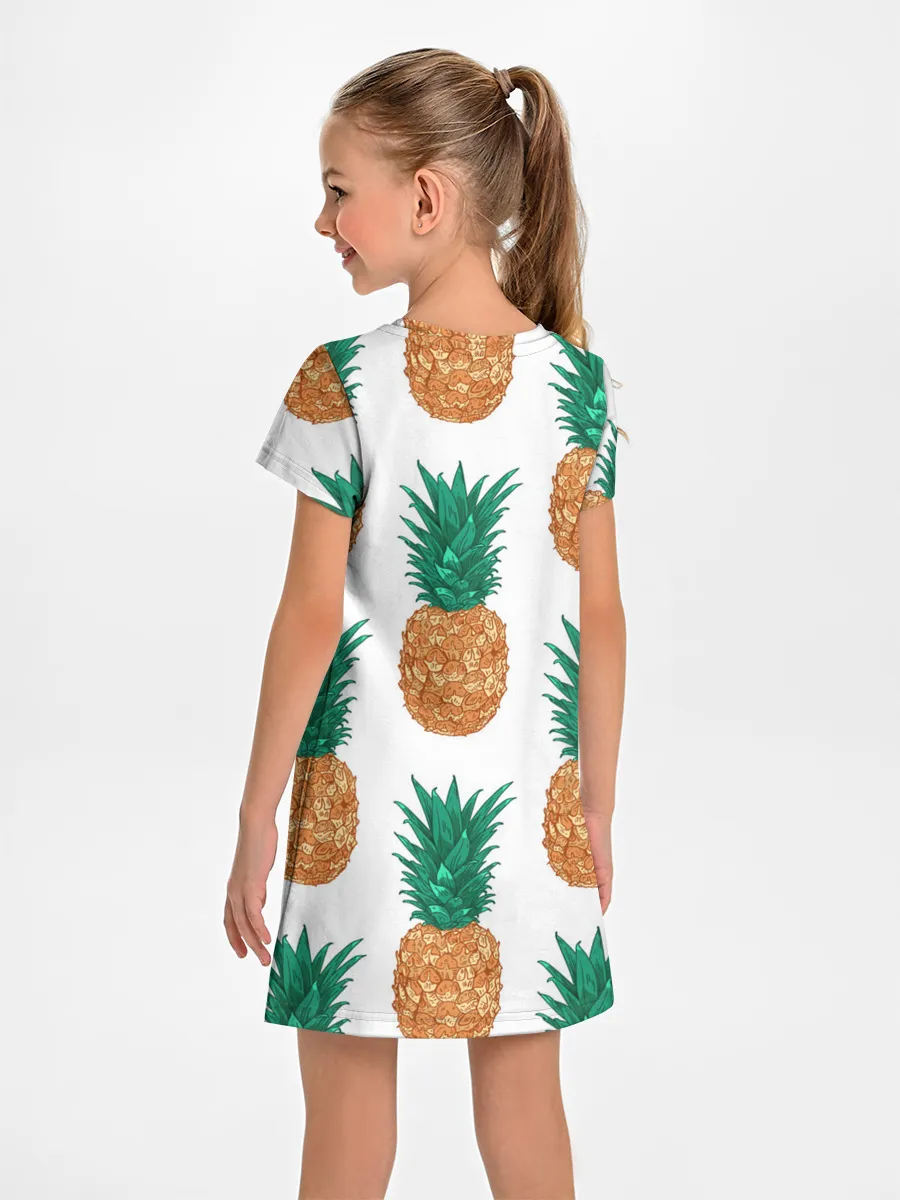 Детское платье / Ананасовый арт