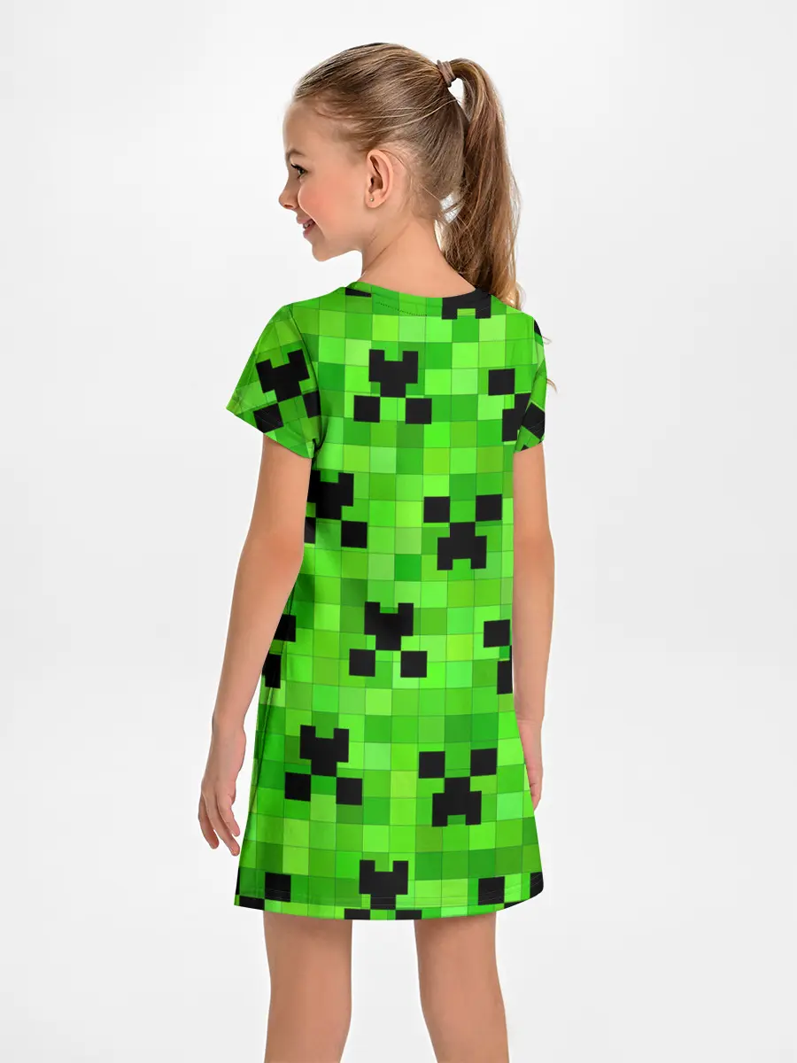 Детское платье / MINECRAFT | МАЙНКРАФТ