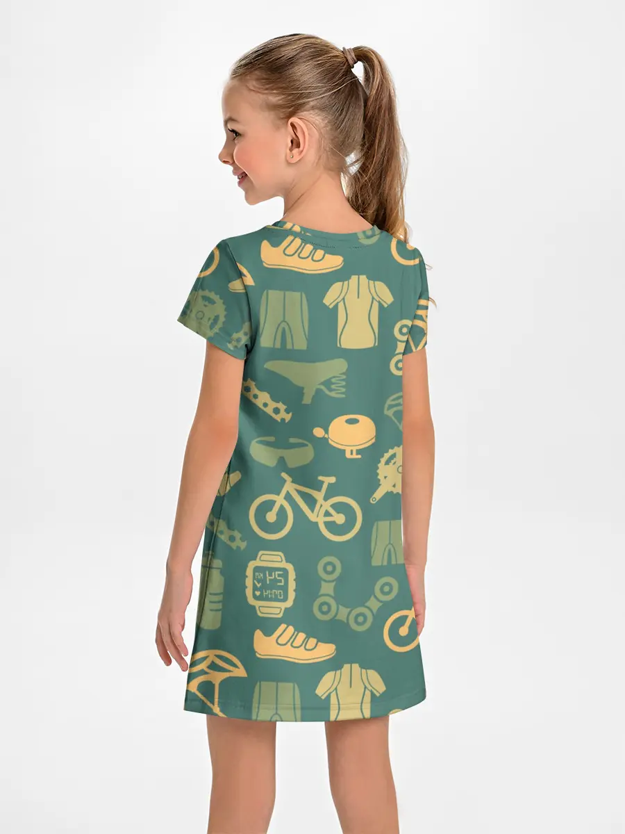 Детское платье / Велосипед Текстура