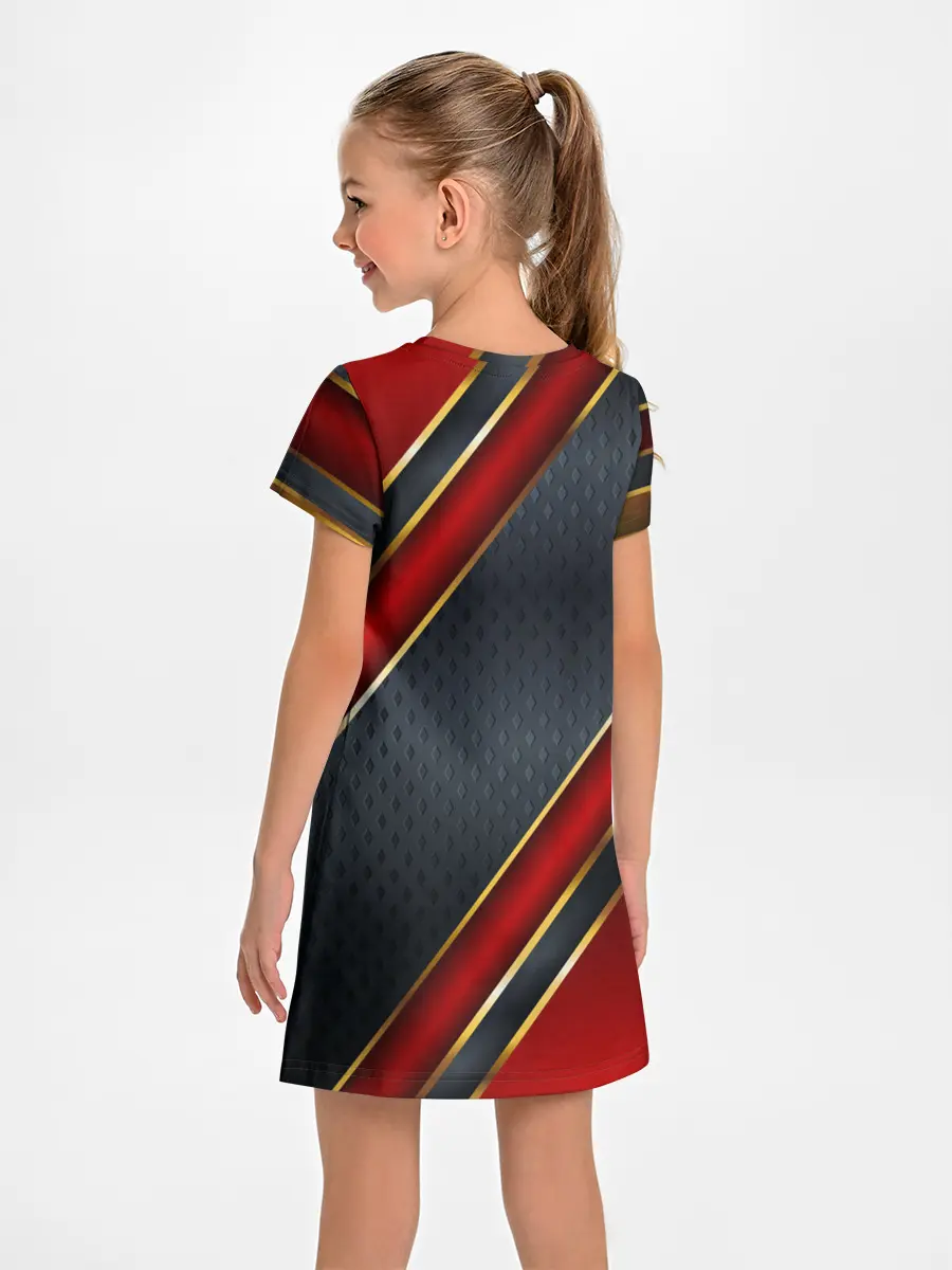 Детское платье / Black & Red 3D