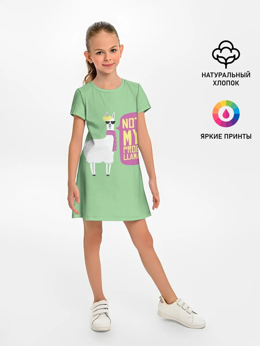 Детское платье / Лама