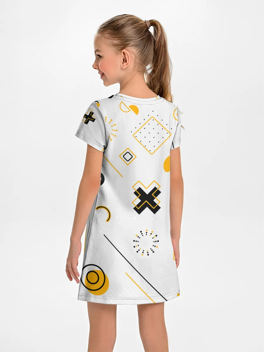 Детское платье / Геометрический узор