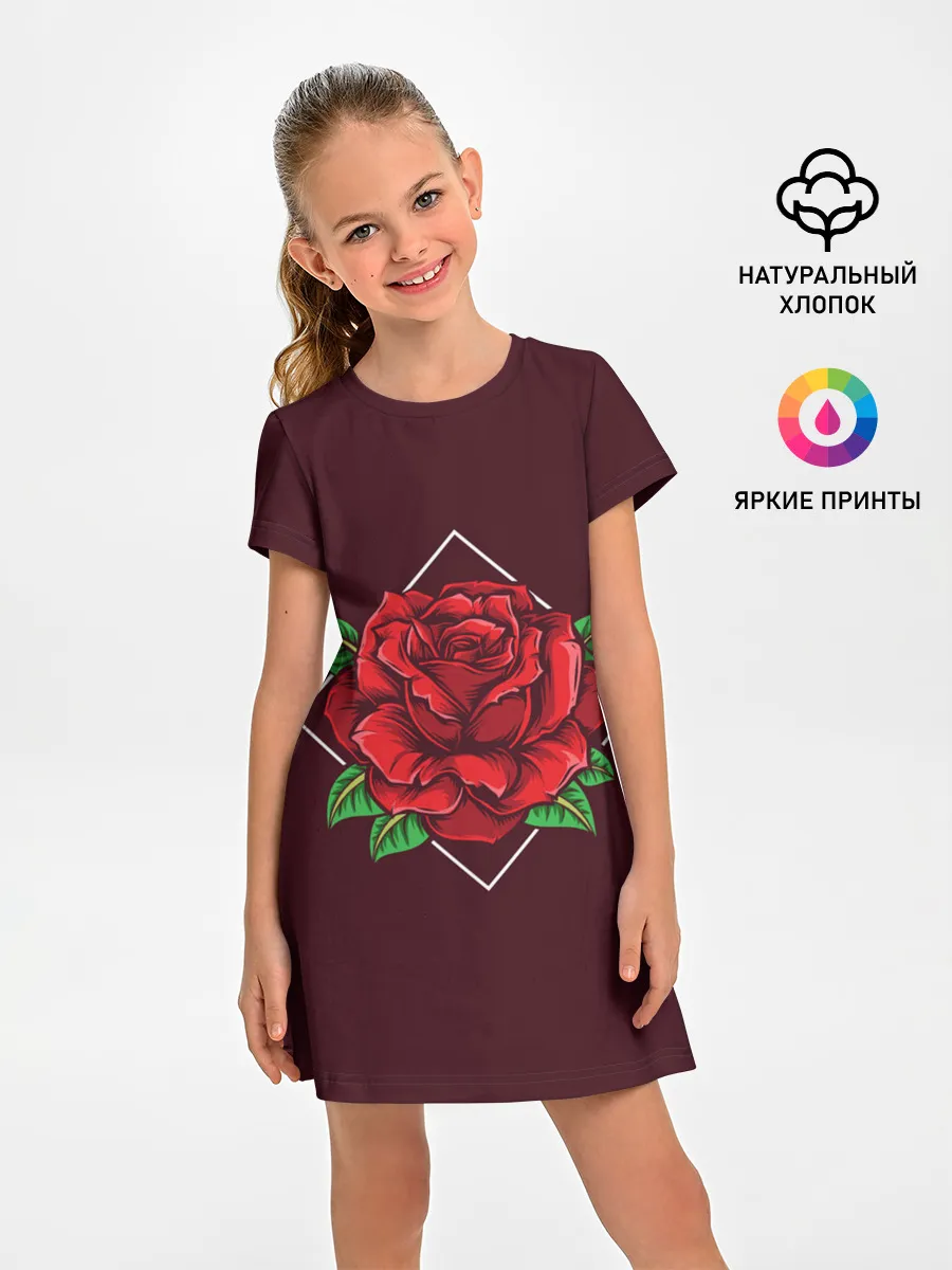 Детское платье / Роза