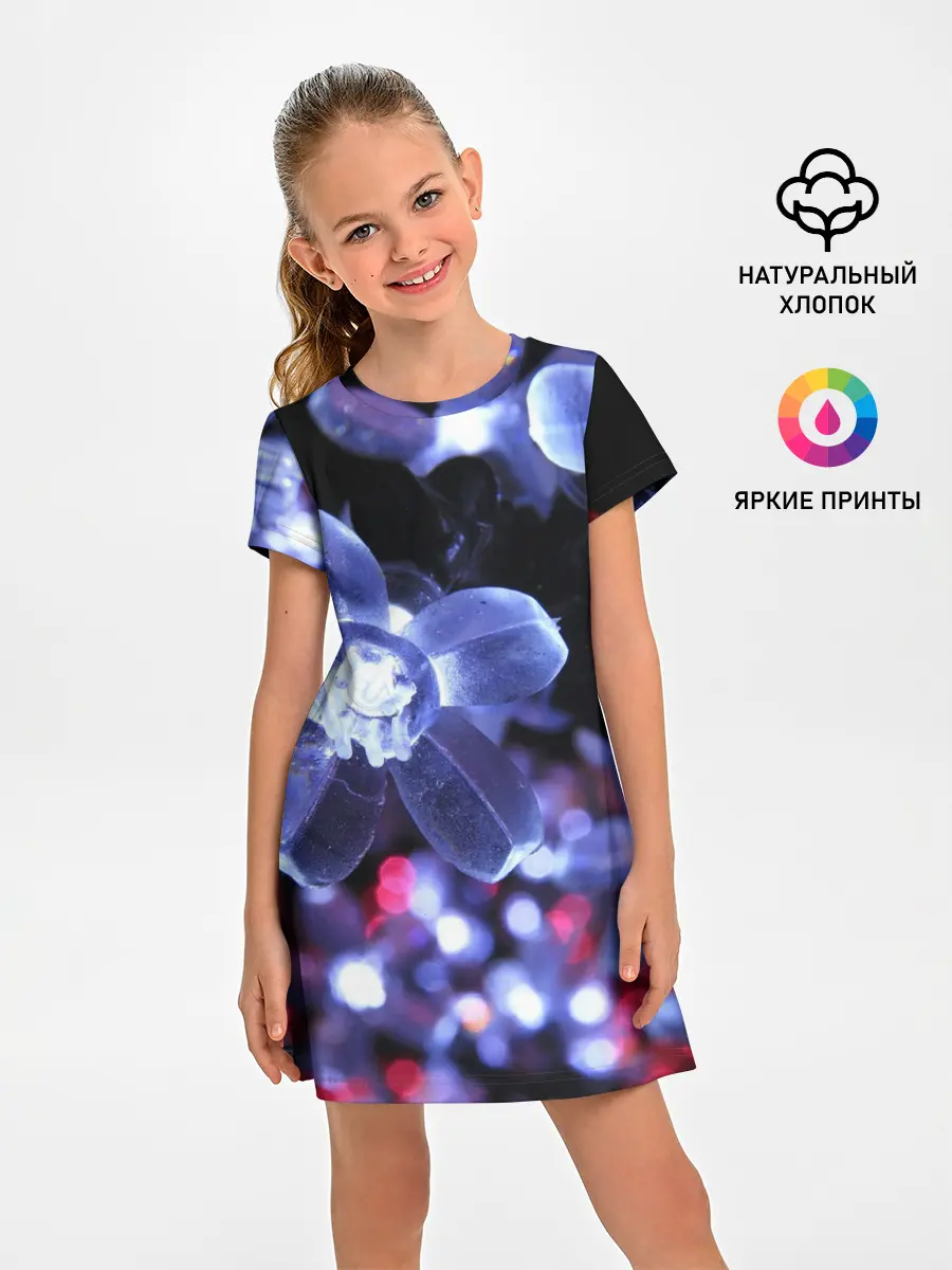 Детское платье / Неоновые цвета