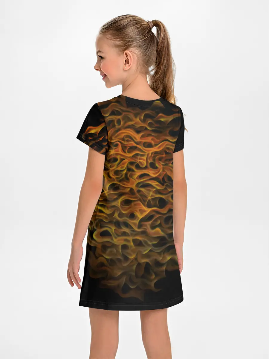 Детское платье / ПЛАМЕННЫЙ ЛЕВ