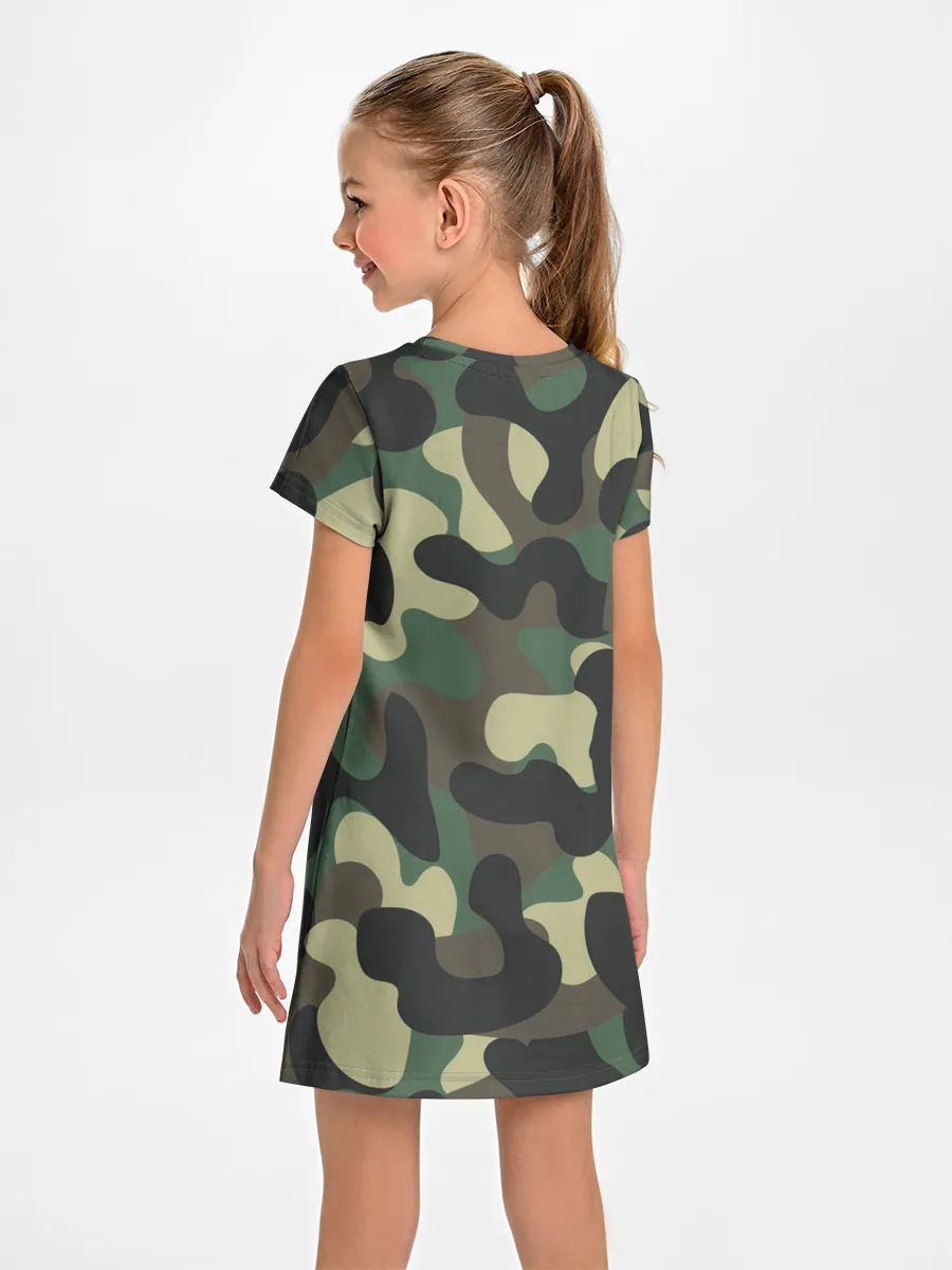 Детское платье / КАМУФЛЯЖ