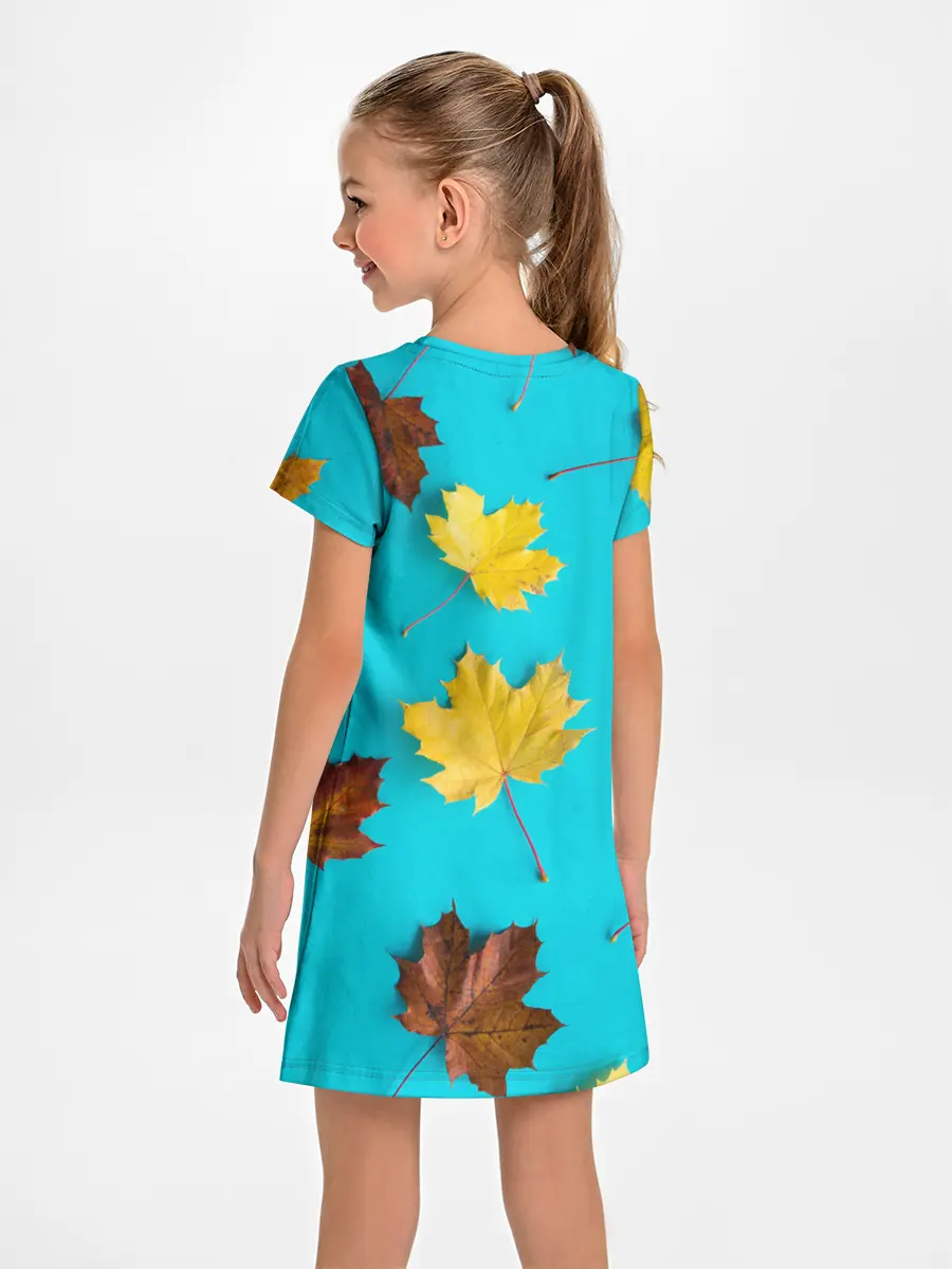 Детское платье / Кленовый листочек
