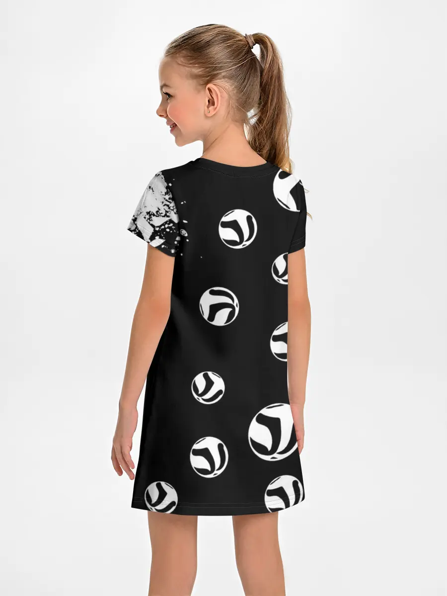 Детское платье / Старшая Некома коты Haikyuu!!