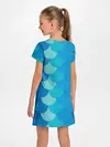 Детское платье / Синяя чешуя рыбы