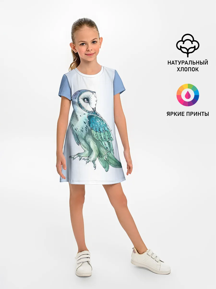 Детское платье / сова