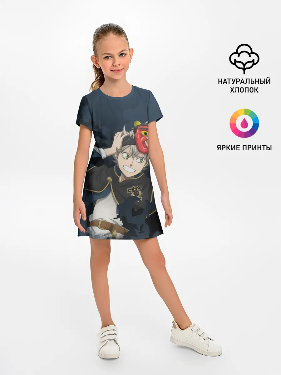 Детское платье / Черный клевер