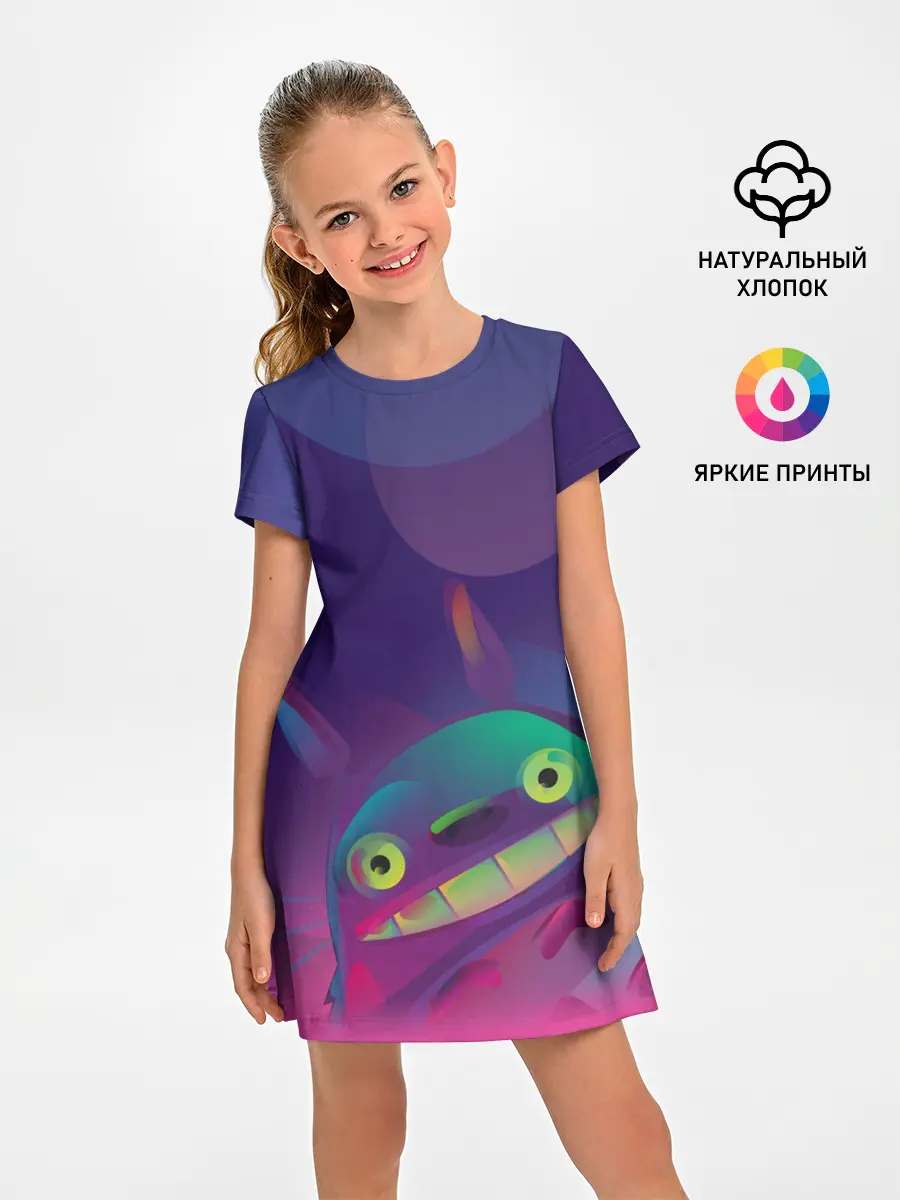 Детское платье / Тоторо выглядывает