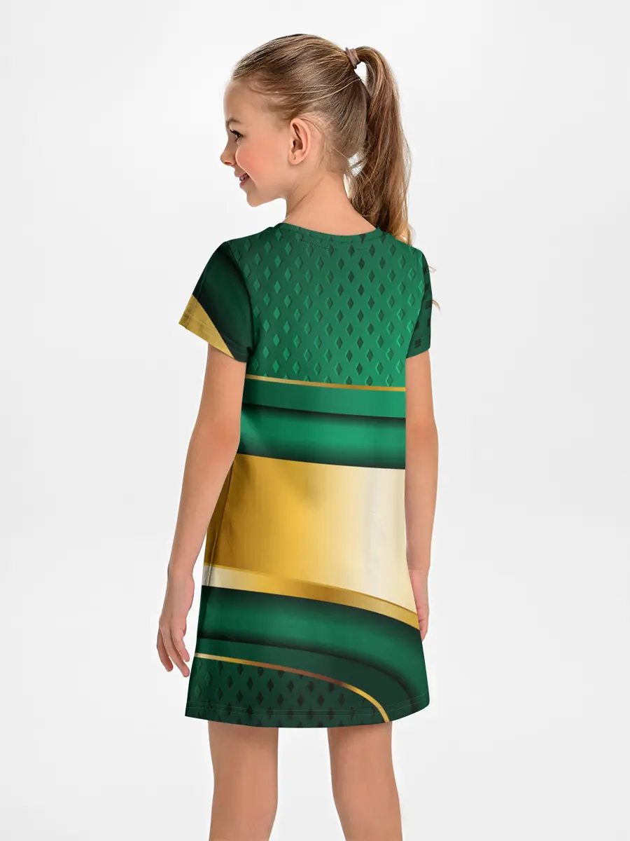 Детское платье / GREEN GOLD 3D