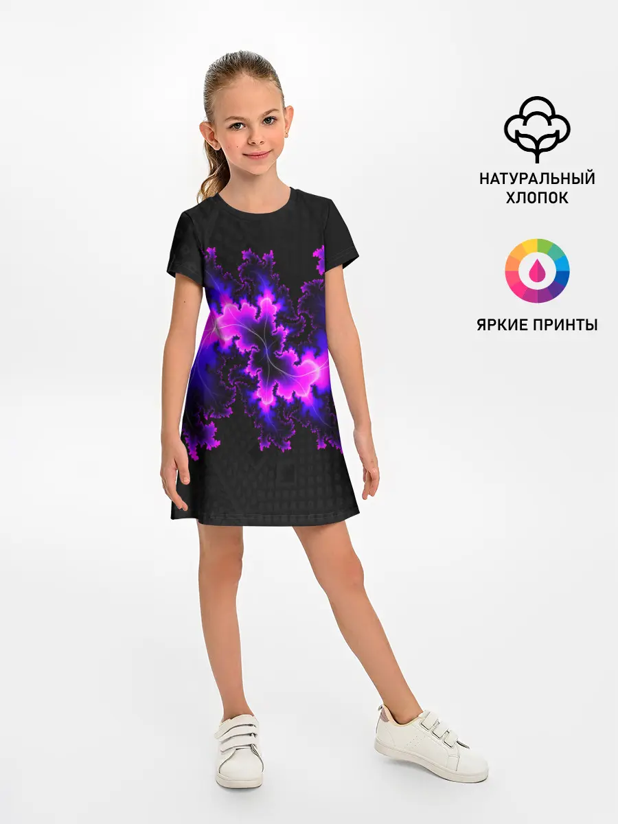 Детское платье / NEON Liquid