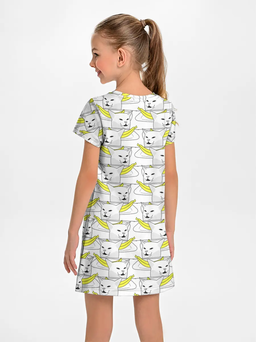Детское платье / Кот с бананом