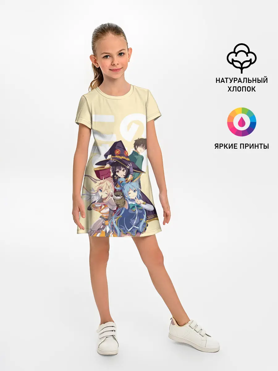 Детское платье / KonoSuba девочки вместе