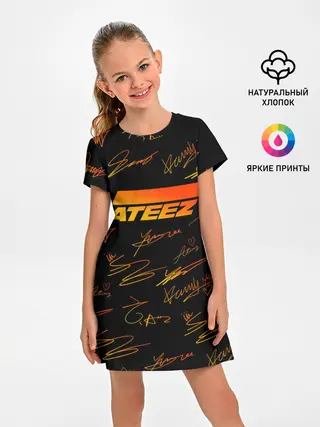 Детское платье / ATEEZ АВТОГРАФЫ