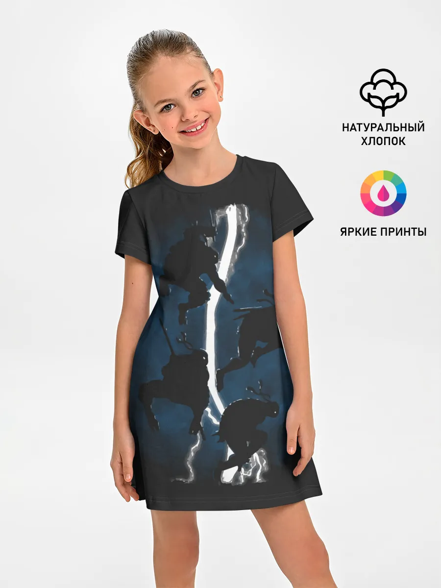 Детское платье / Черепашки ниндзя