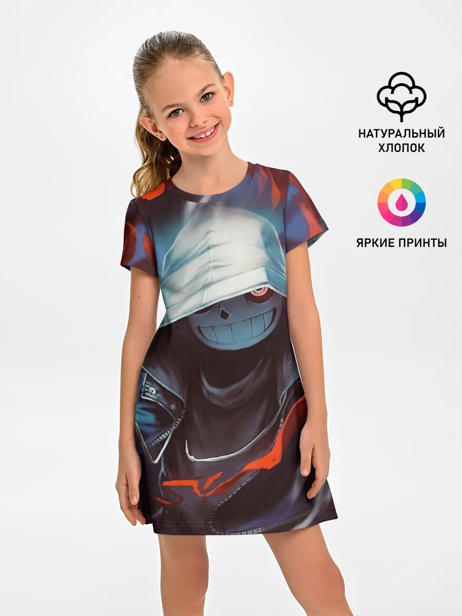 Детское платье / UNDERTALE | АНДЕРТЕЙЛ