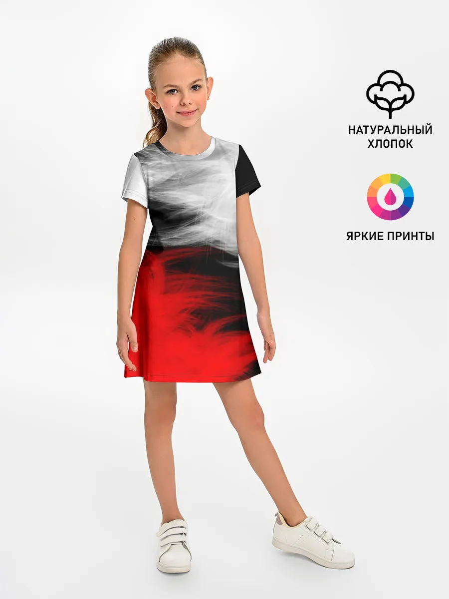 Детское платье / ПЕРЬЯ