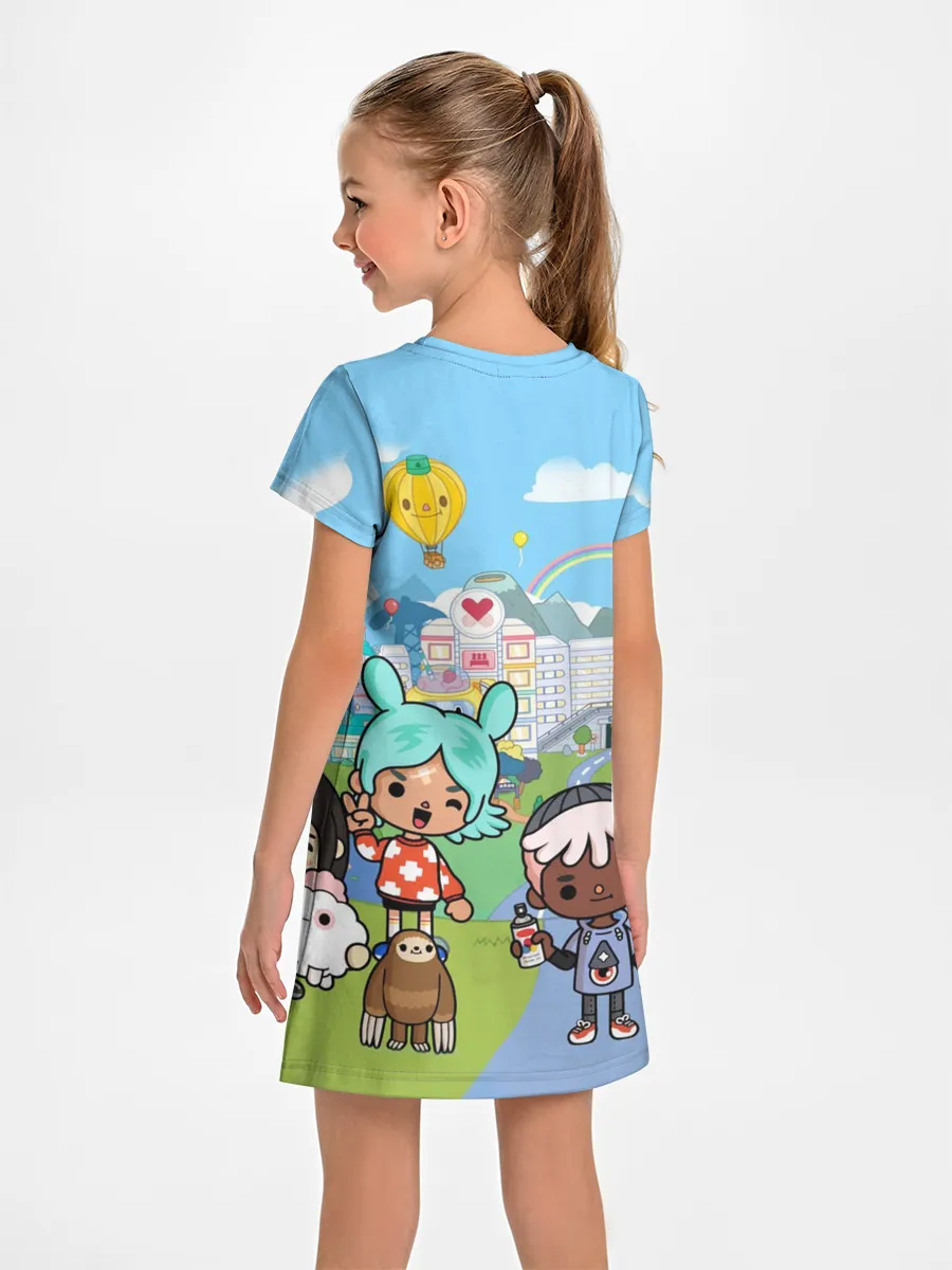 Детское платье / Toca Boca | Тока бока Рита, Зик, Нари, Леон