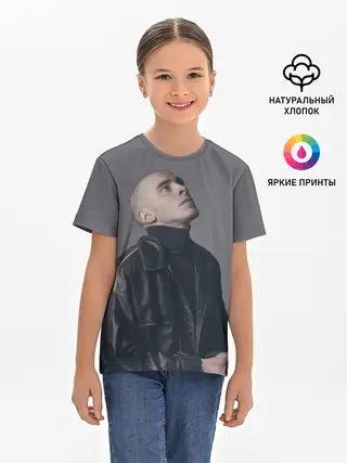 Детская базовая футболка / Задумчивый Хаски