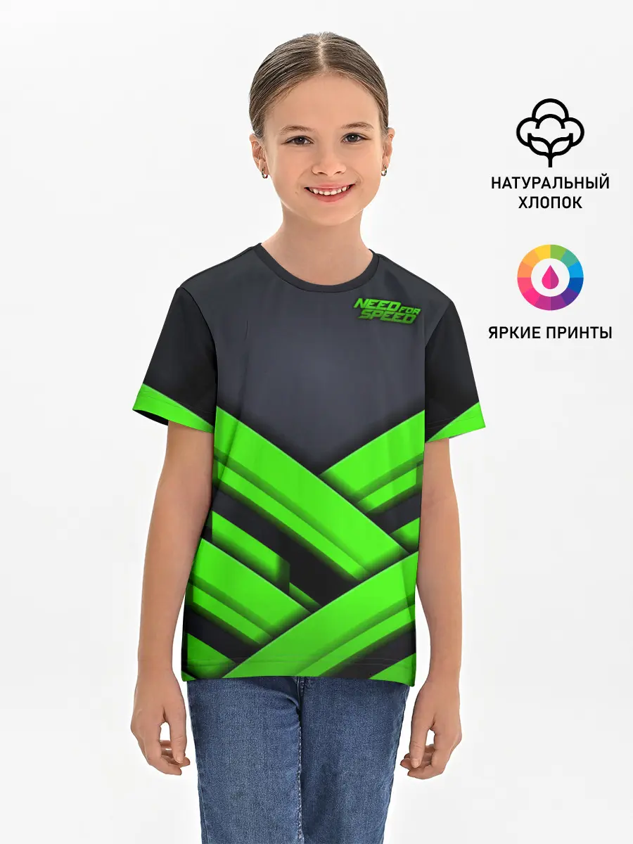 Детская базовая футболка / Need for Speed