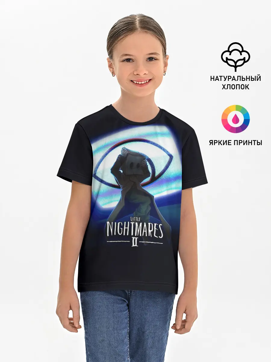 Детская базовая футболка / Little Nightmares 2 MONO