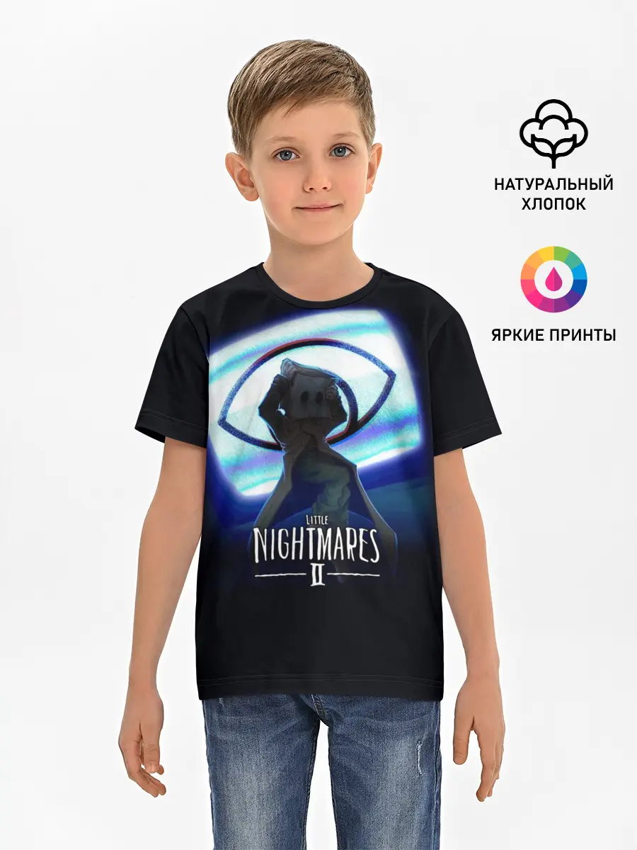 Детская базовая футболка / Little Nightmares 2 MONO