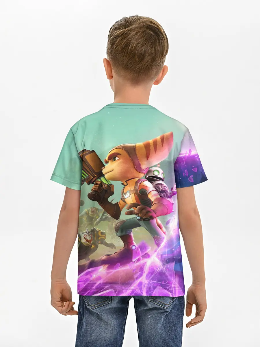 Детская базовая футболка / Ratchet & Clank: Rift Apart