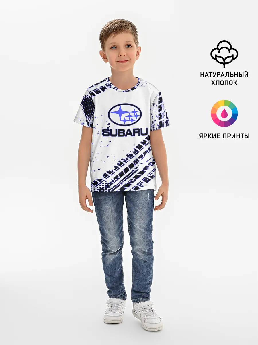 Детская базовая футболка / SUBARU.