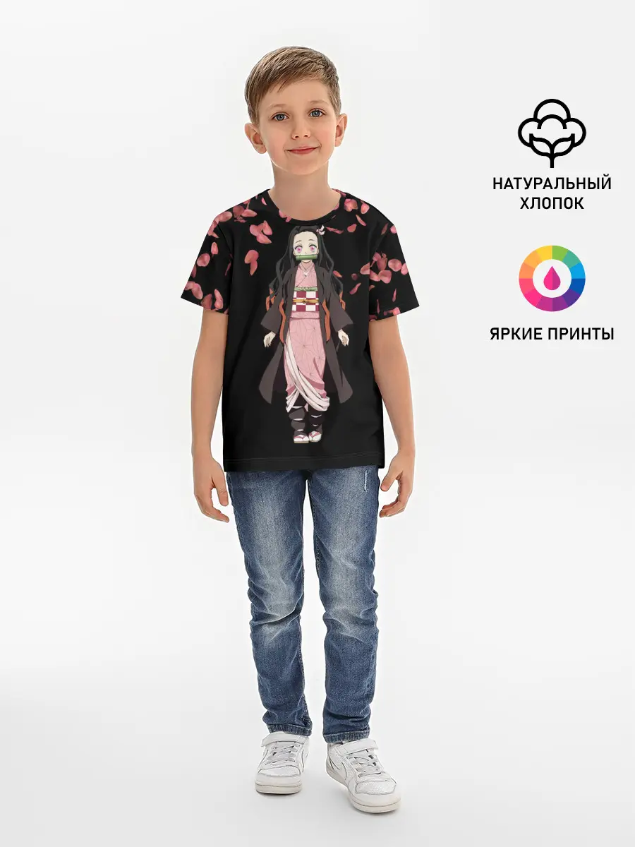 Детская базовая футболка / Незуко