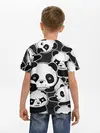 Детская базовая футболка / Смешные панды