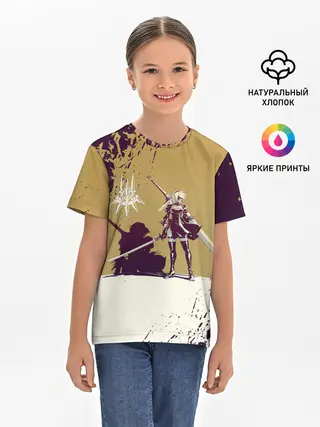 Детская базовая футболка / Yorha 2B | Nier Automata