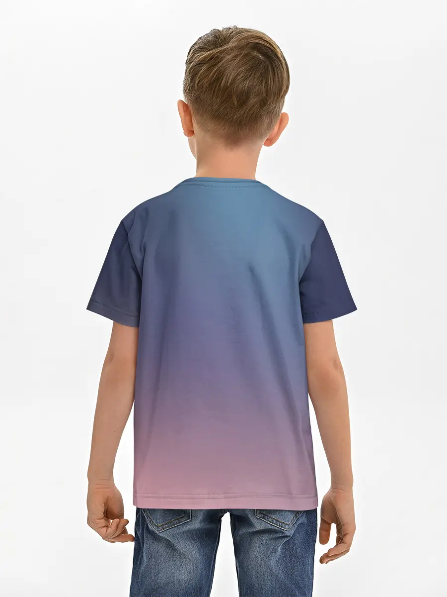 Детская базовая футболка / ТВОЕ ИМЯ, Две кометы