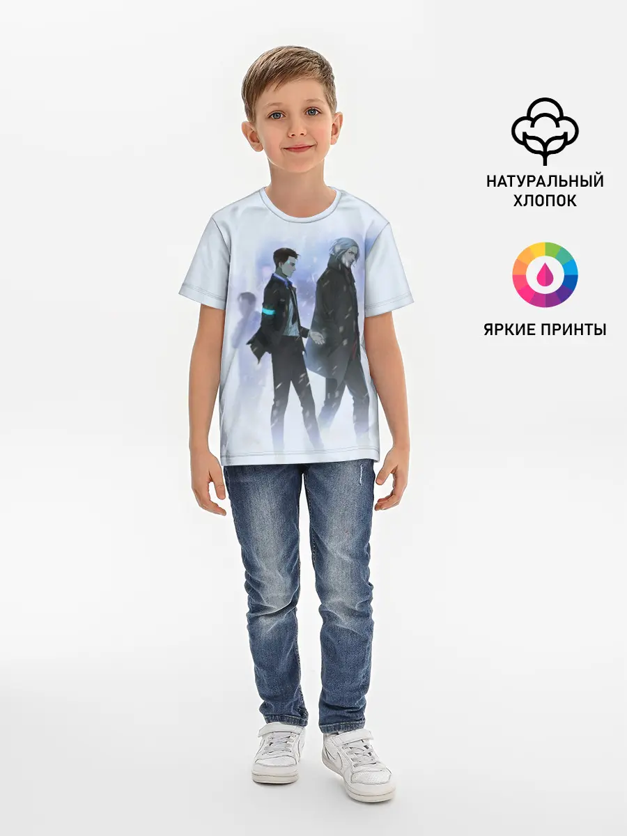 Детская базовая футболка / HANK & CONNOR