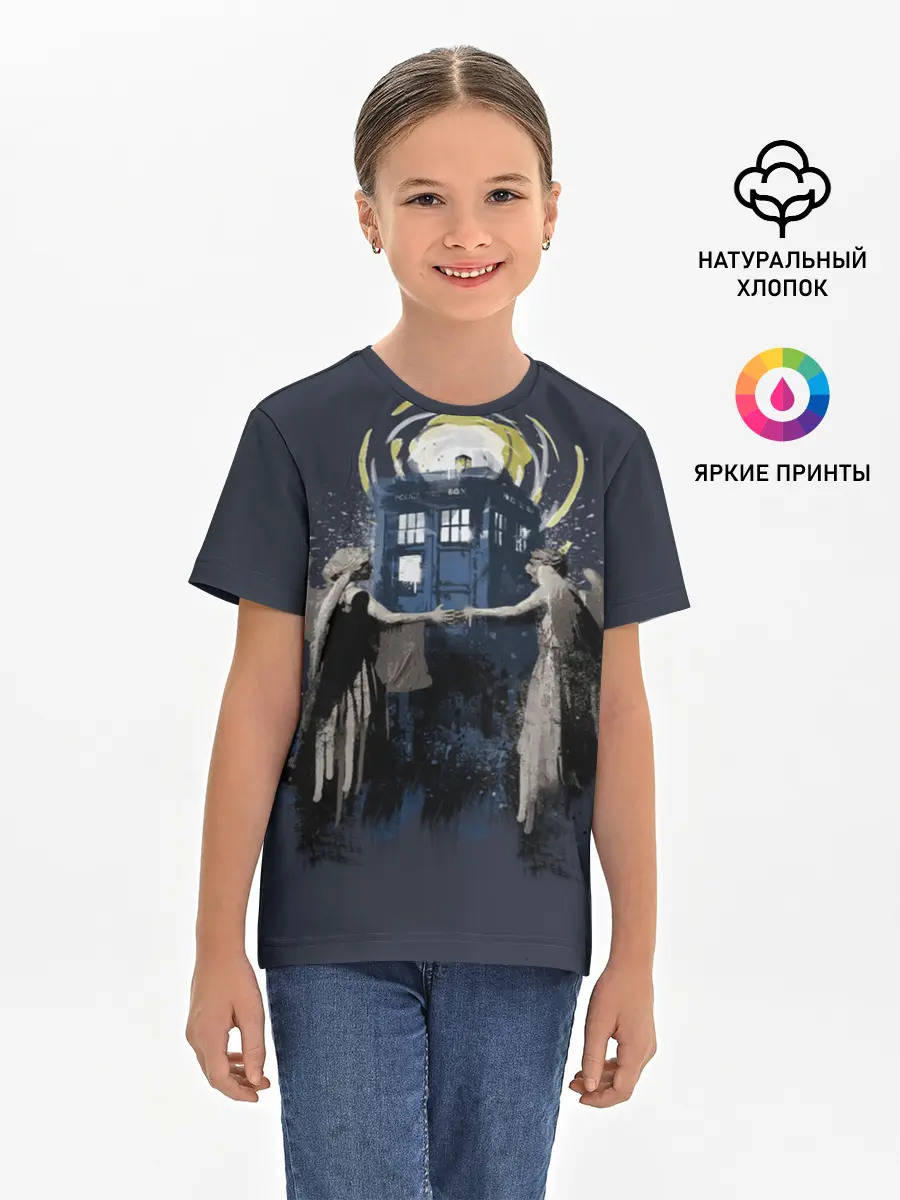 Детская базовая футболка / Doctor Who