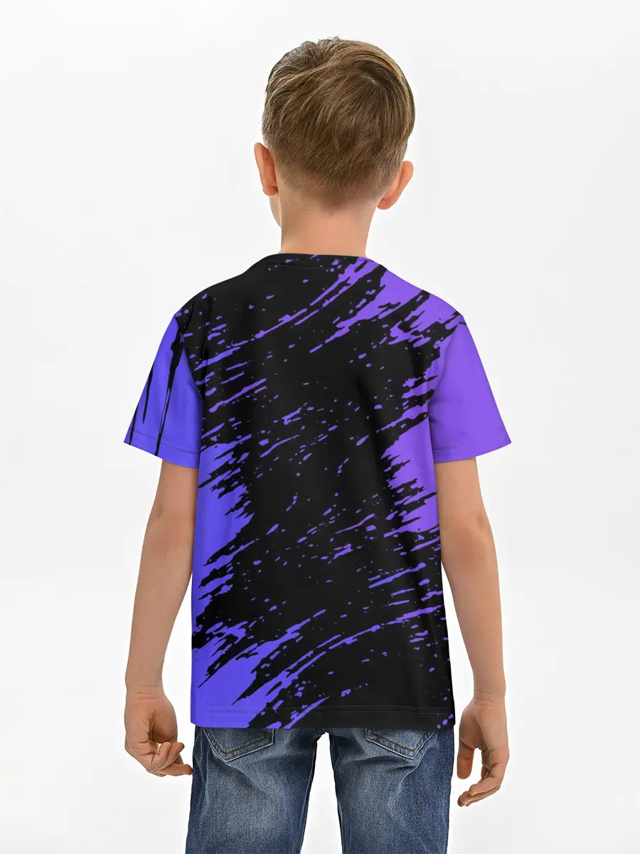 Детская базовая футболка / Геометри Даш | Geometry Dash