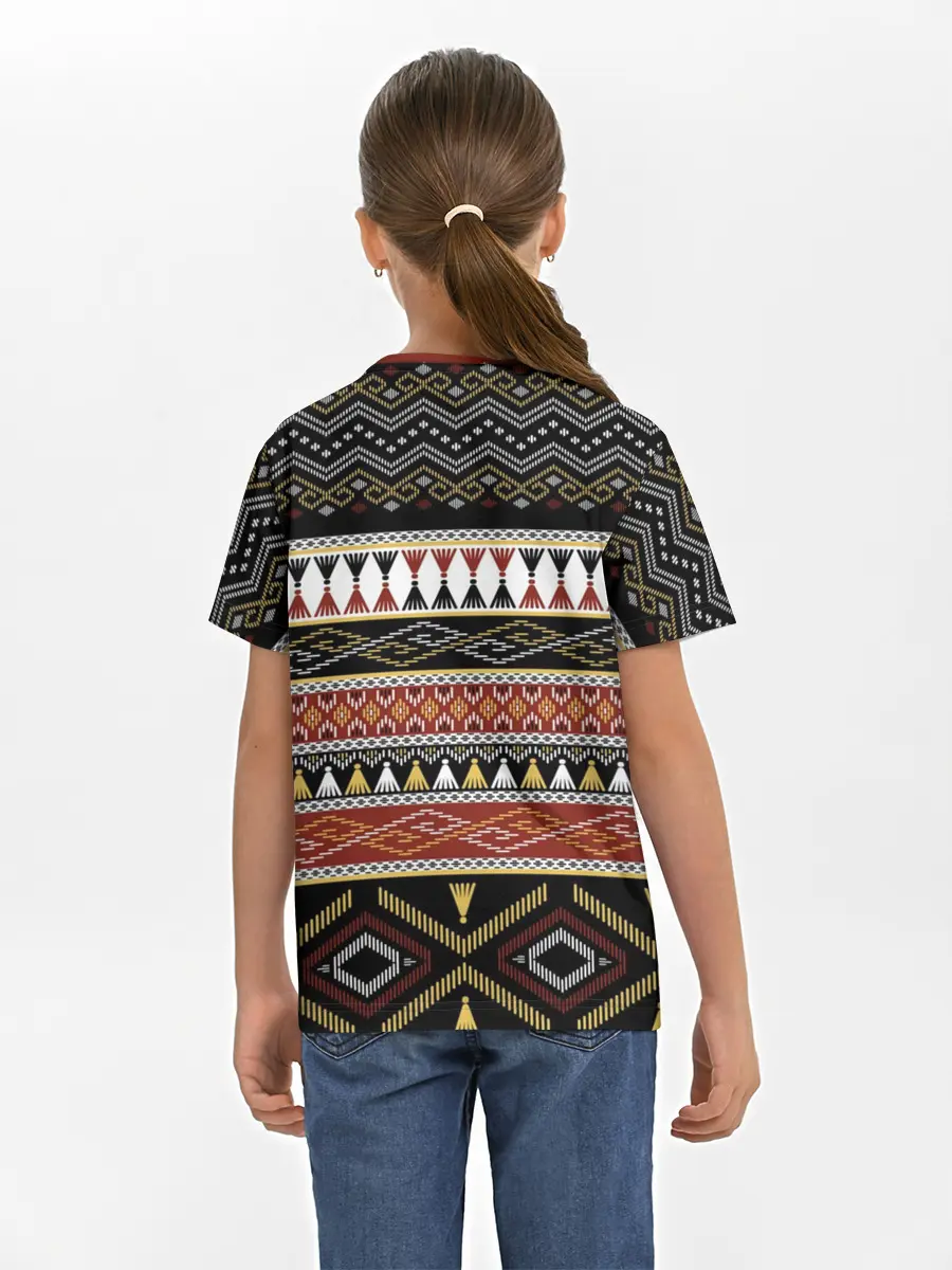 Детская базовая футболка / Этническая африка