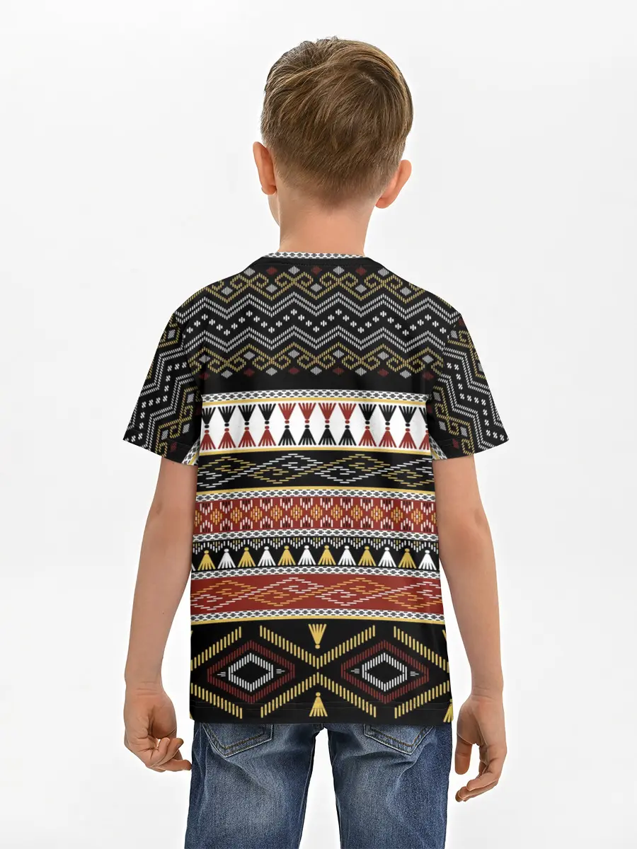 Детская базовая футболка / Этническая африка